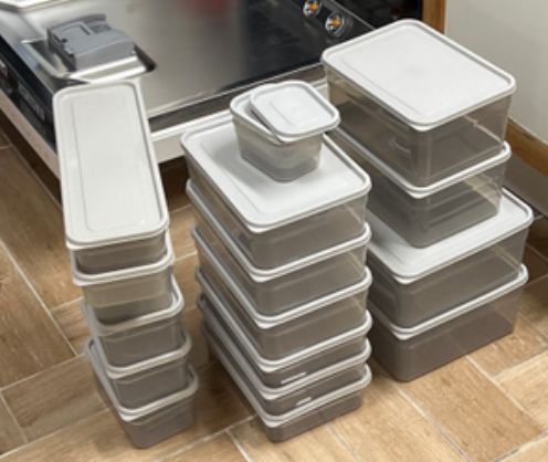 다이소 휘어지는 말랑핏 저장 용기