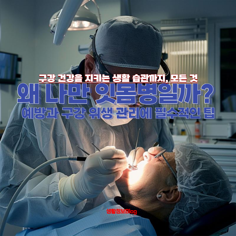 하루 3번 양치질에도 불구하고 잇몸 건강에 문제가 생긴다면?