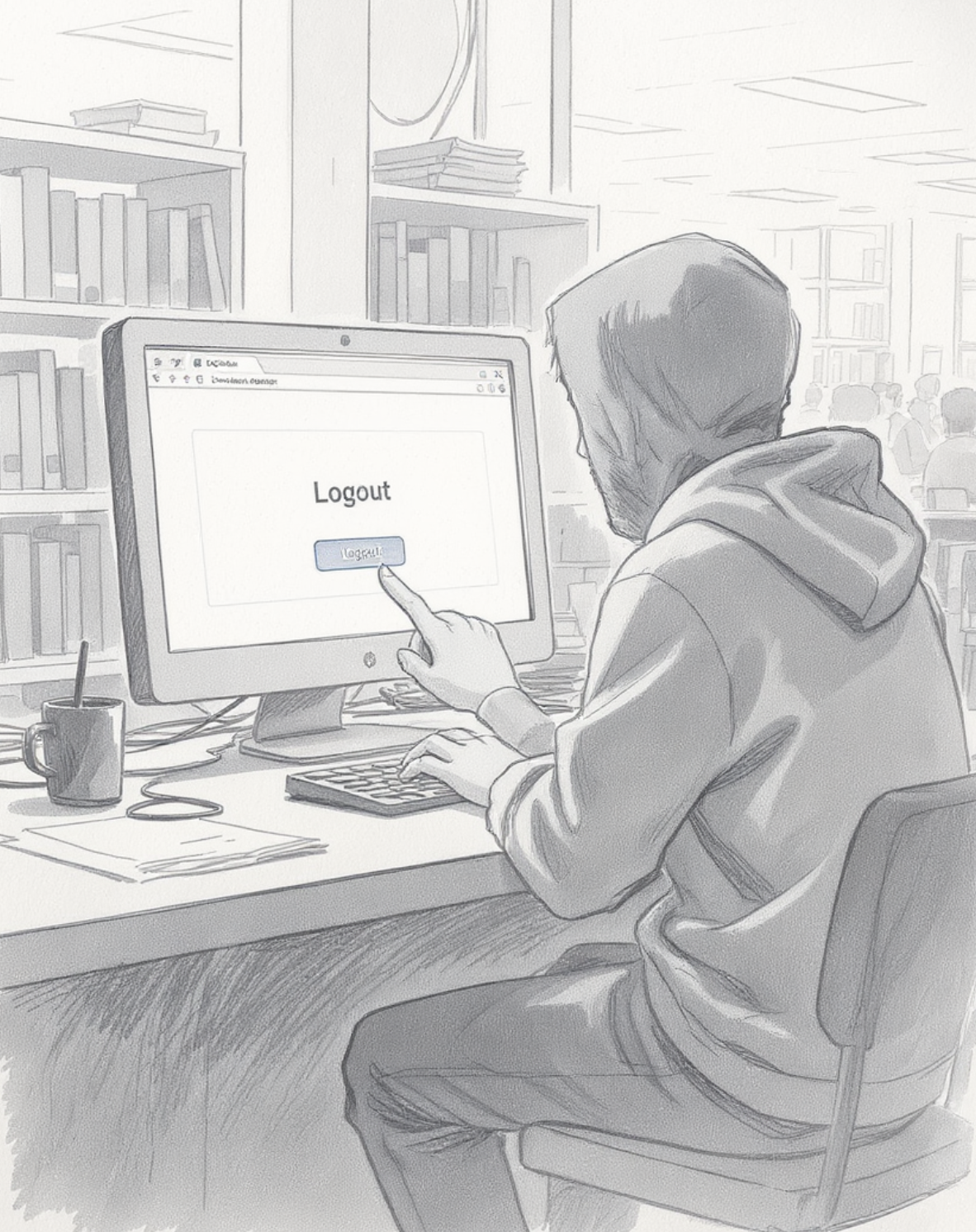 가장 중요한 마무리, '로그아웃'과 '파일 완전 삭제'