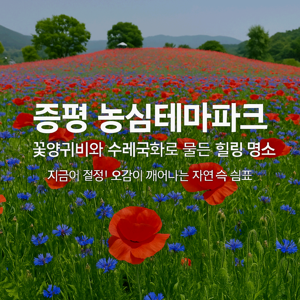 꽃양귀비와 수레국화