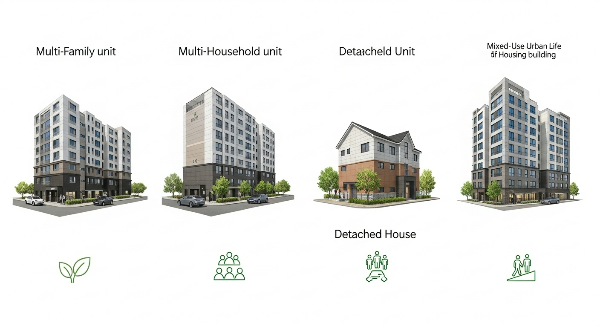 다세대 다가구 다중주택 도시형생활주택