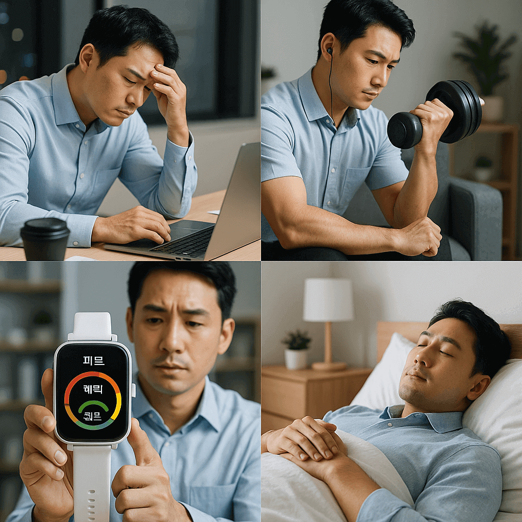 야근 많은 직장인의 건강관리 사진