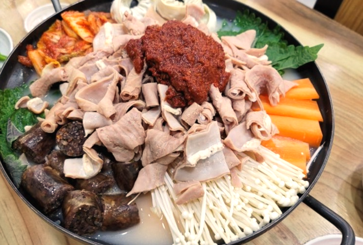 순대전골