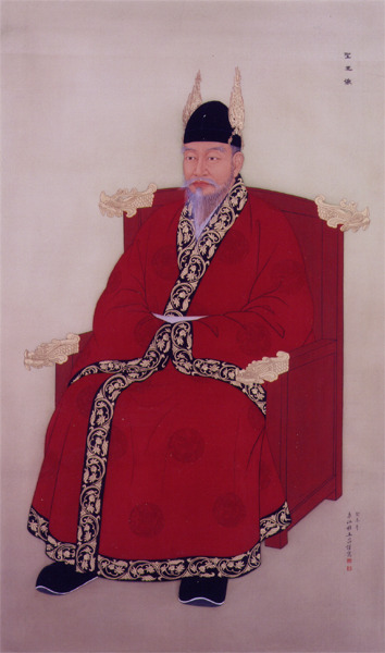 성왕 표준영정