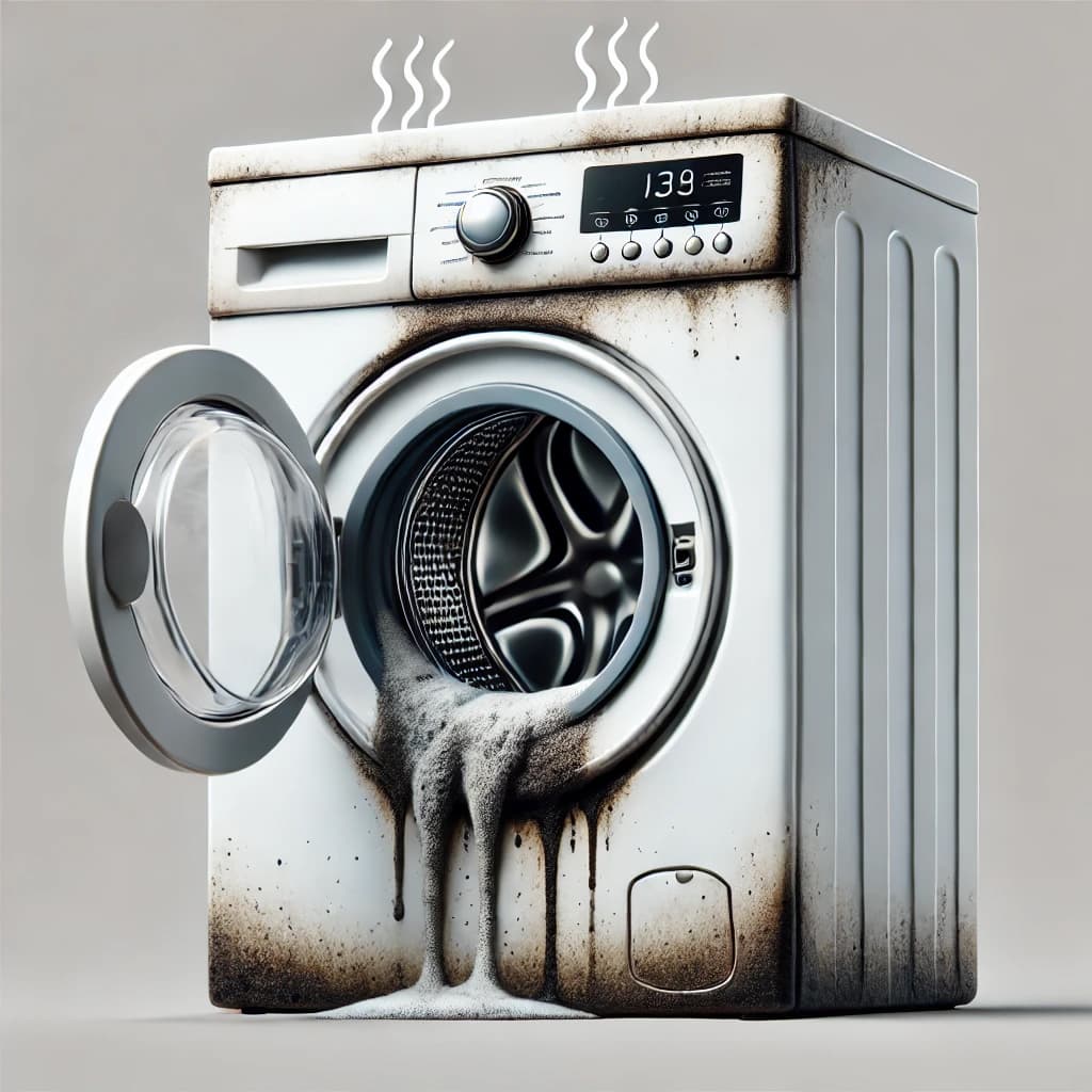 세탁기 속 곰팡이와 냄새 제거법