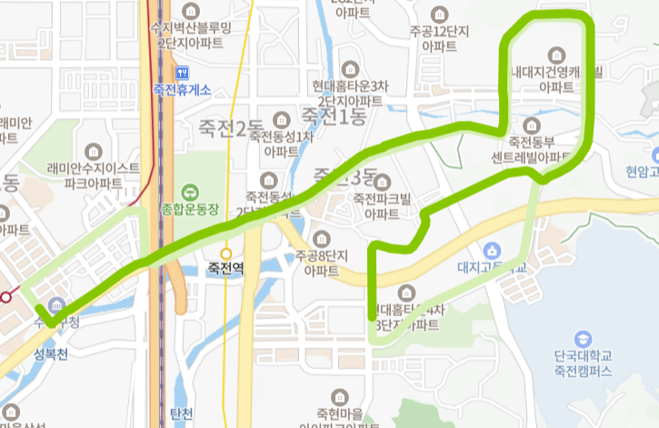 용인-59번-버스-노선-지도