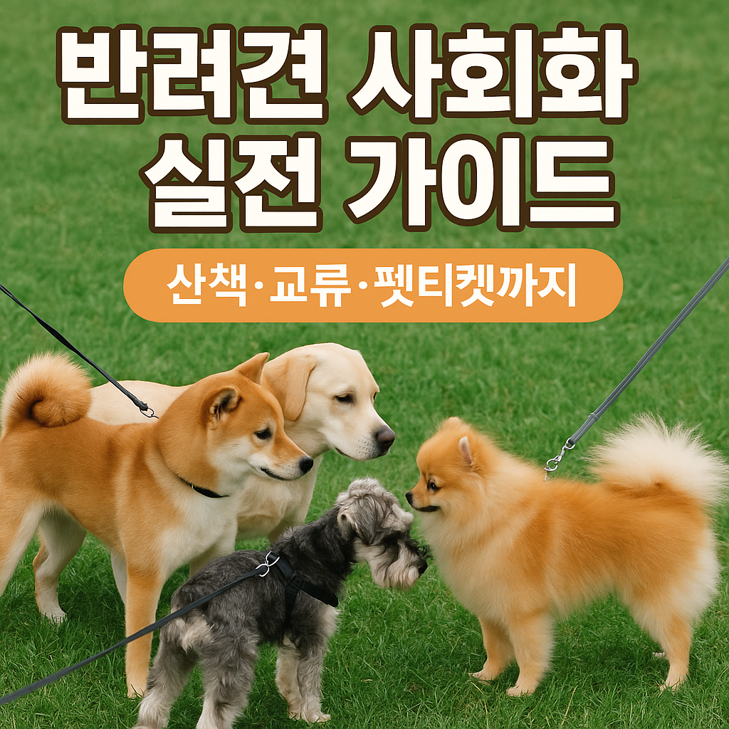 반려견 사회화 실전 가이드