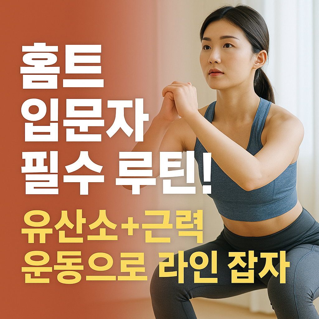 홈트 입문자 필수 루틴!