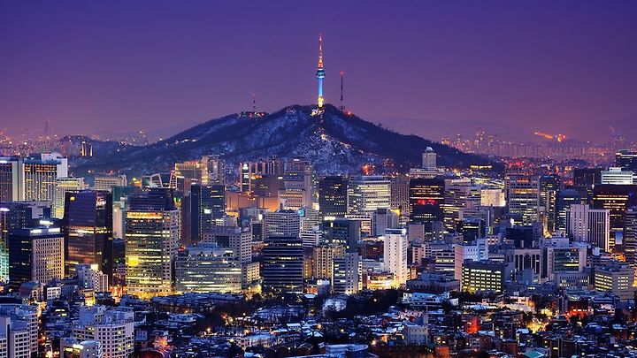 서울 남산타워 도시뷰