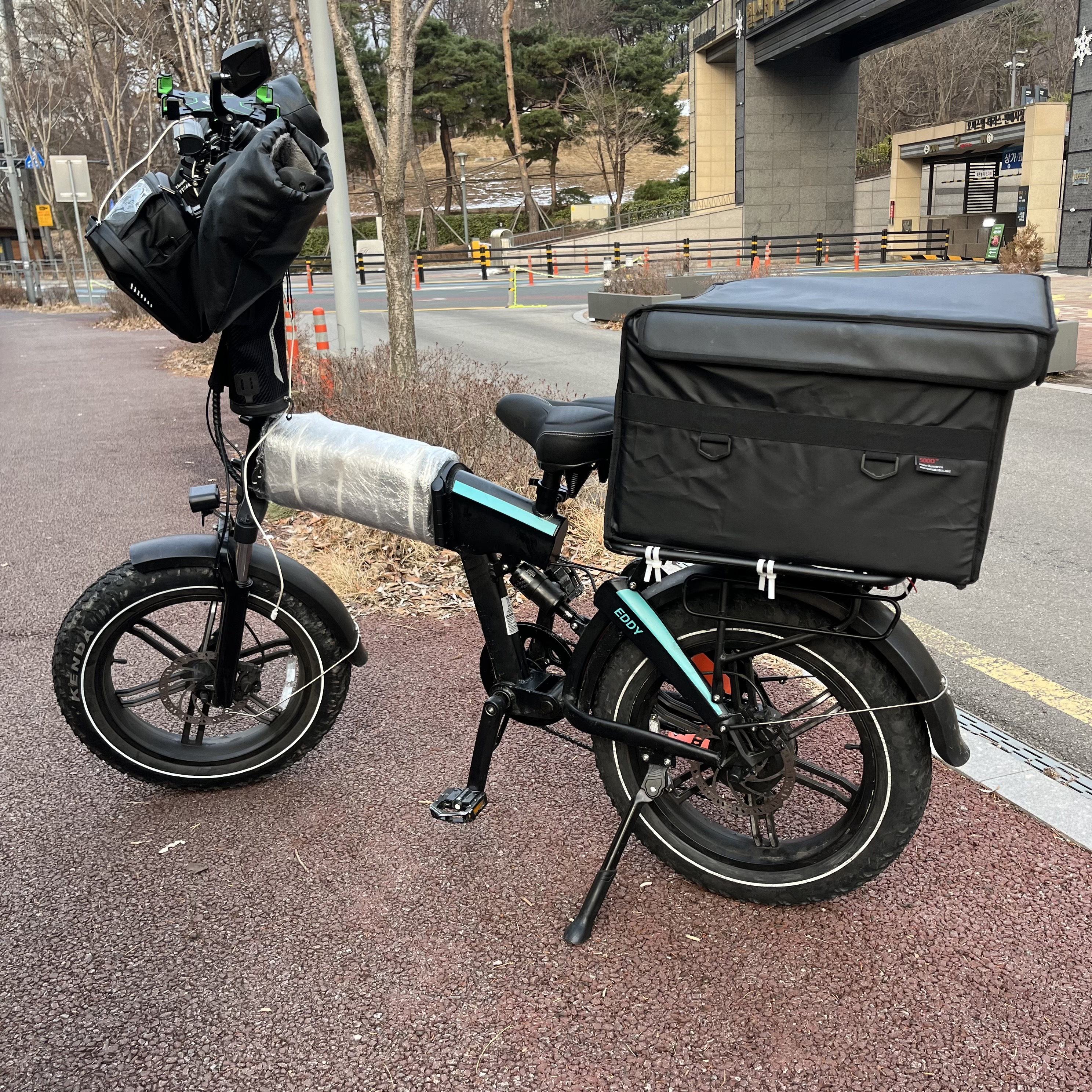 [수원 전기자전거 수리: 조보바이크 에디]-타이어 펑크 튜브 교체, JOBOBIKE EDDY AS, 화성 동탄 광교 용인 안양 오산 안산 군포 분당