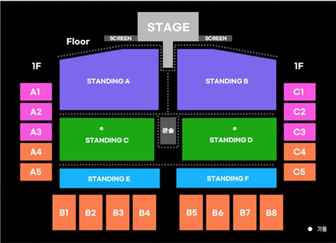 포스트 말론 내한공연 좌석배치도