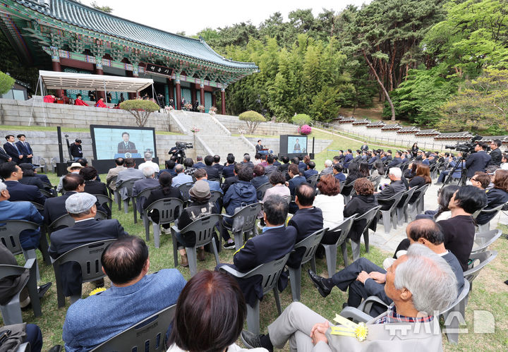 이재명 대통령 축사: 현충사 방문, 이순신 정신과 AI 기술 강국으로의 도약