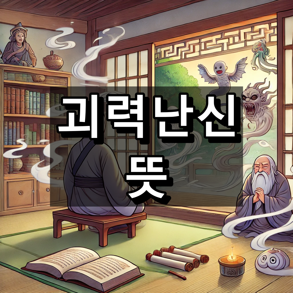 괴력난신 뜻 대표 이미지