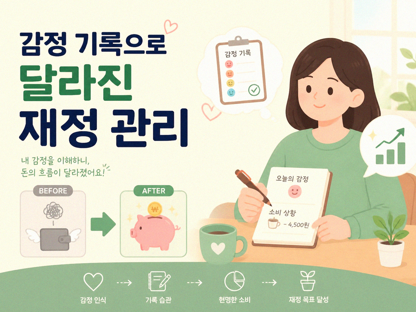 가계부에 감정 기록, 해보니 달라지는 것들