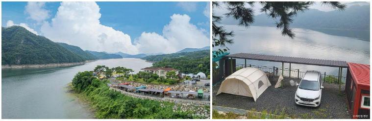 충청북도 제천 마린힐 캠핑장