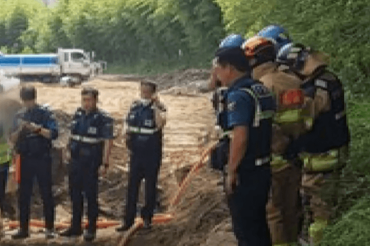 의왕 상수도 공사장 사고 현장
