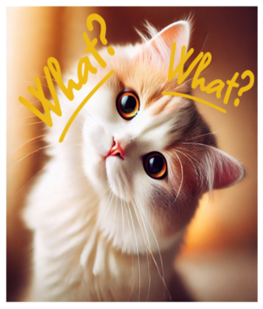 호기심에 가득찬 아기고양이 사진