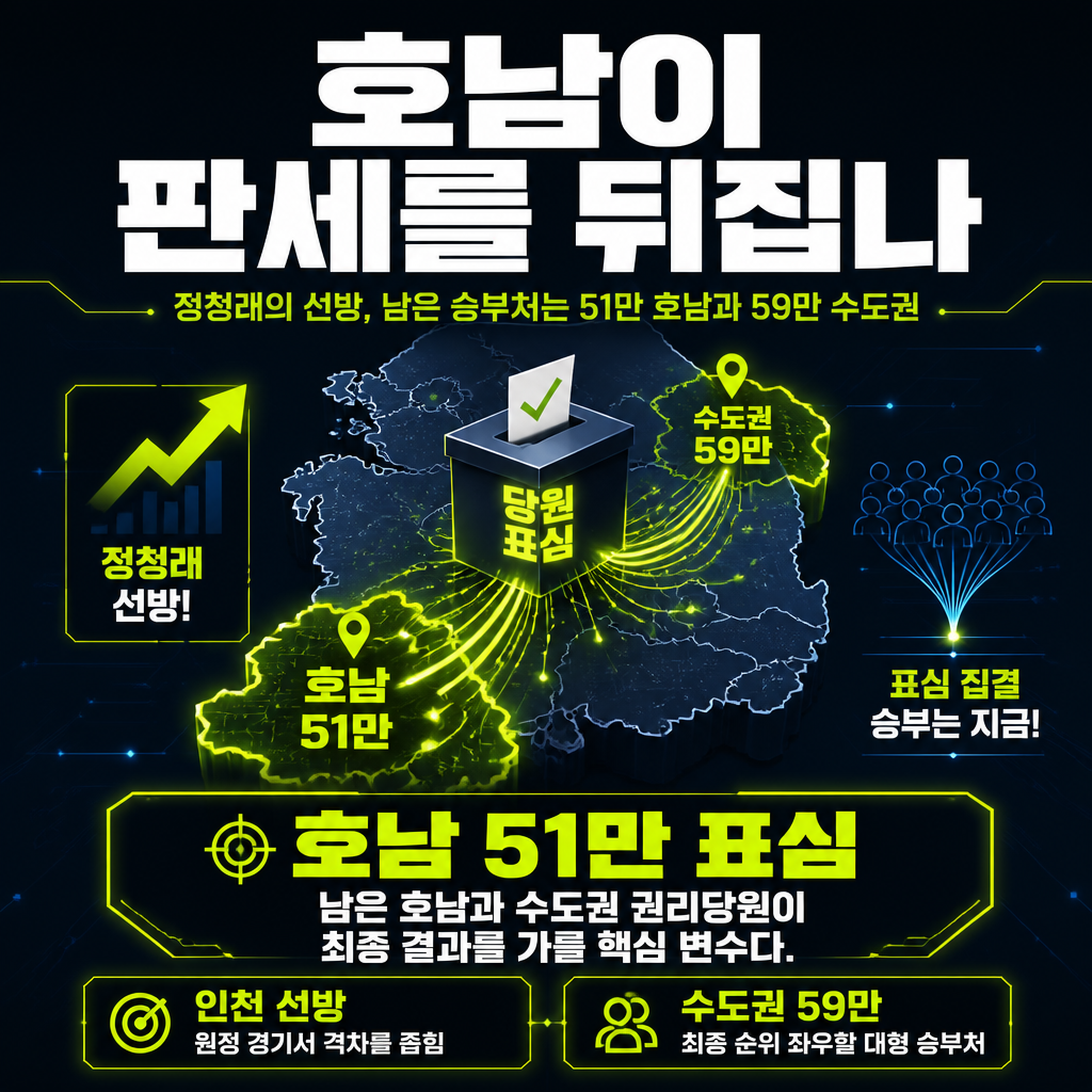 호남이 판세를 뒤집나