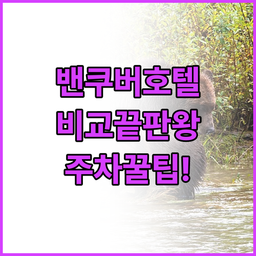 밴쿠버 자유여행객을 위한 지역별 인기..