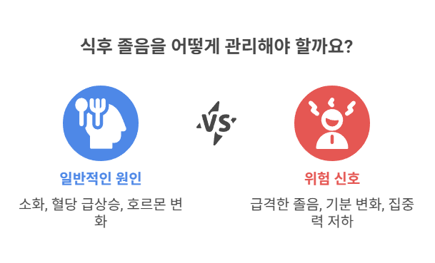 식사 후 졸음, 단순 피로일까?