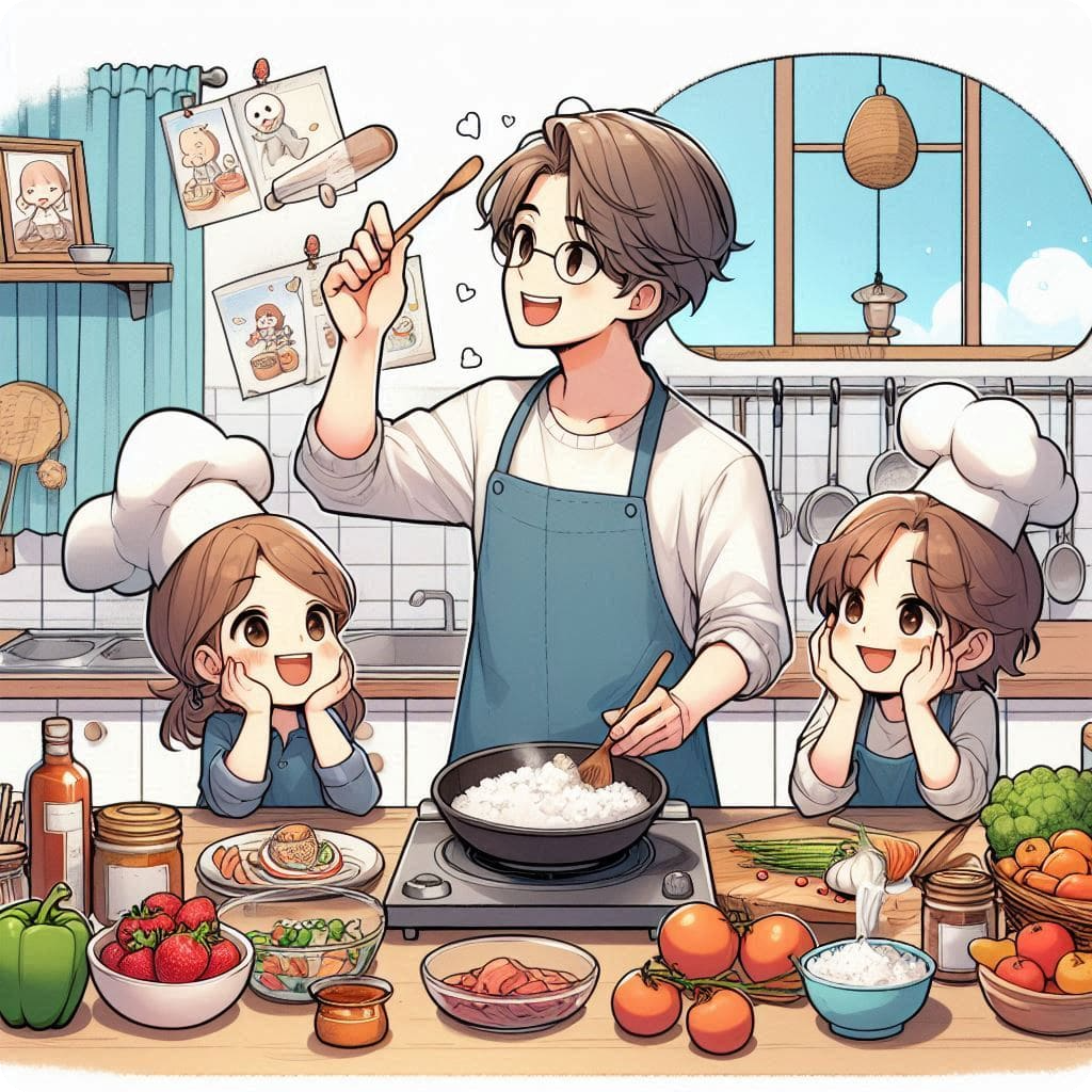 Cooking together