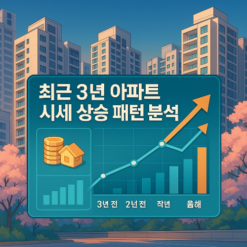 최근 3년 아파트 시세상승패턴 분석
