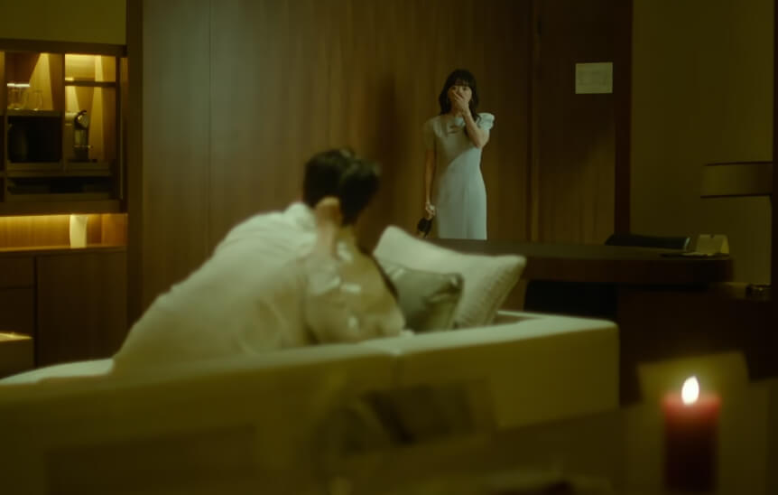 불륜을 발견한 장면