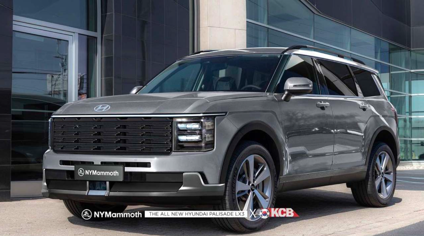 팰리세이드 풀체인지 예상도 (출처:뉴욕맘모스)