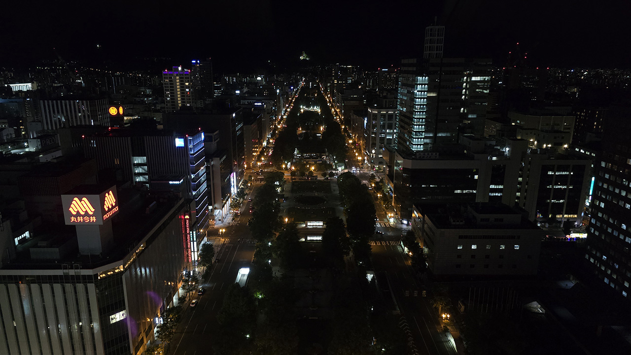 오도리공원 야경