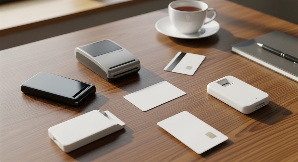 여러 주관사를 상징적으로 보여주는 기기 배치 장면 