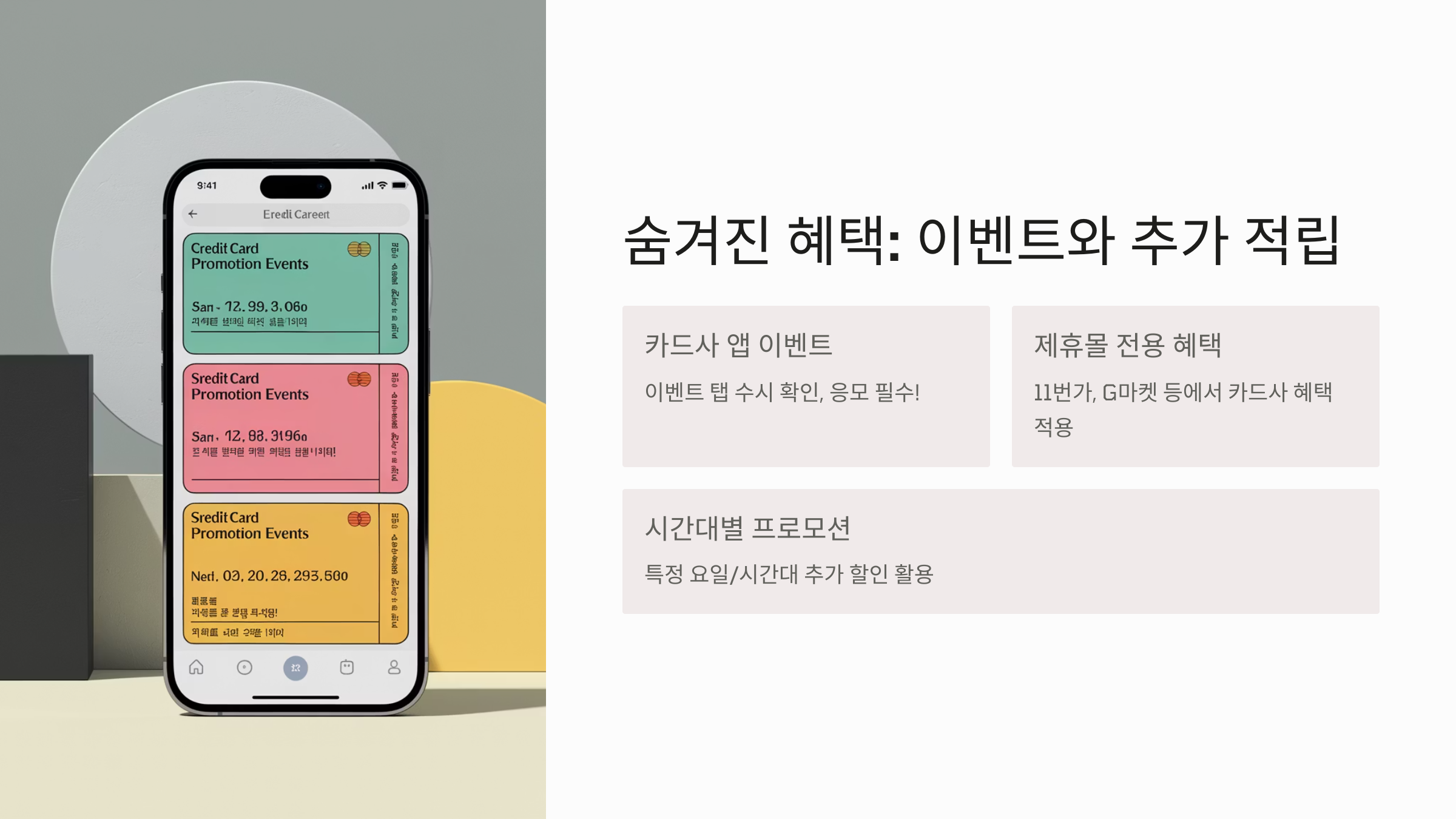 혜택과 이벤트 전략 안내