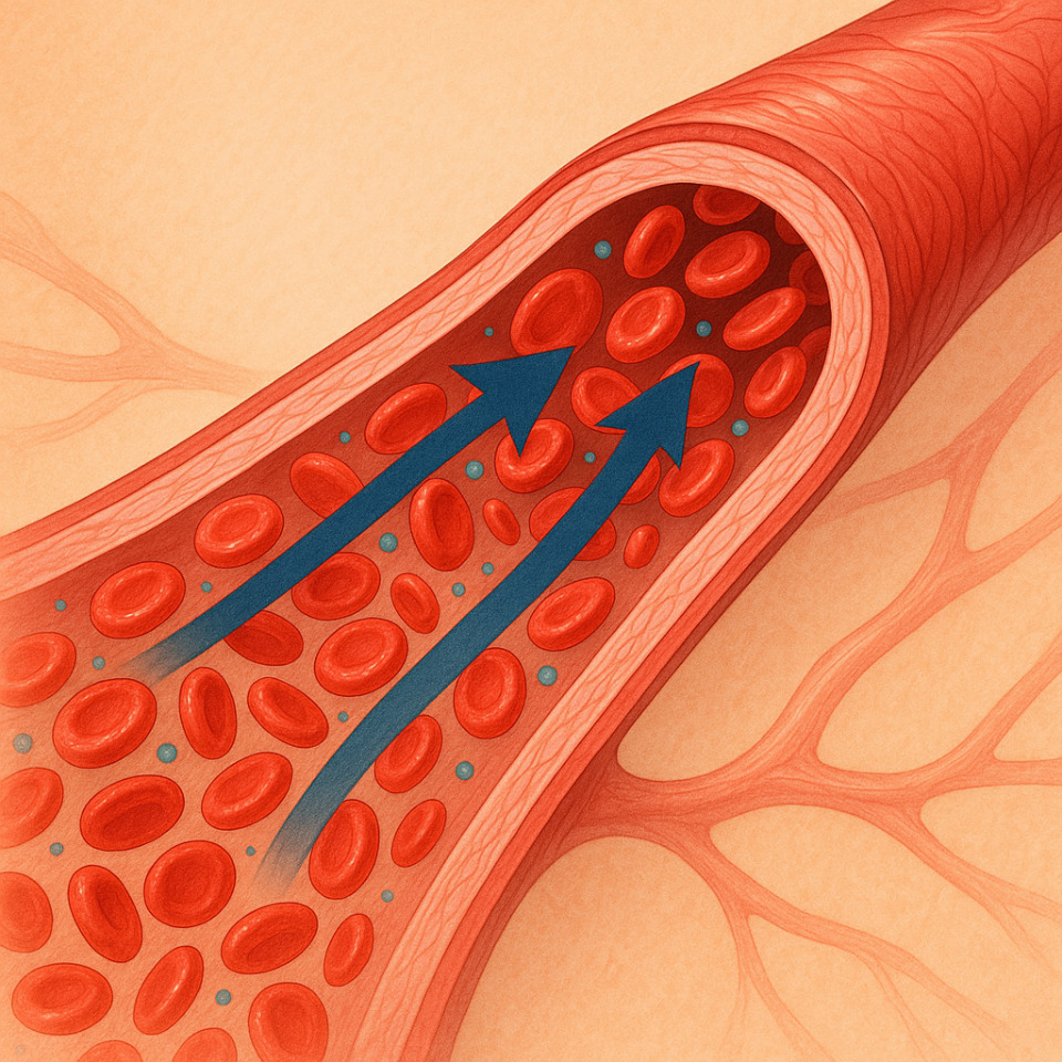 혈액순환 관리가 잘된 혈관