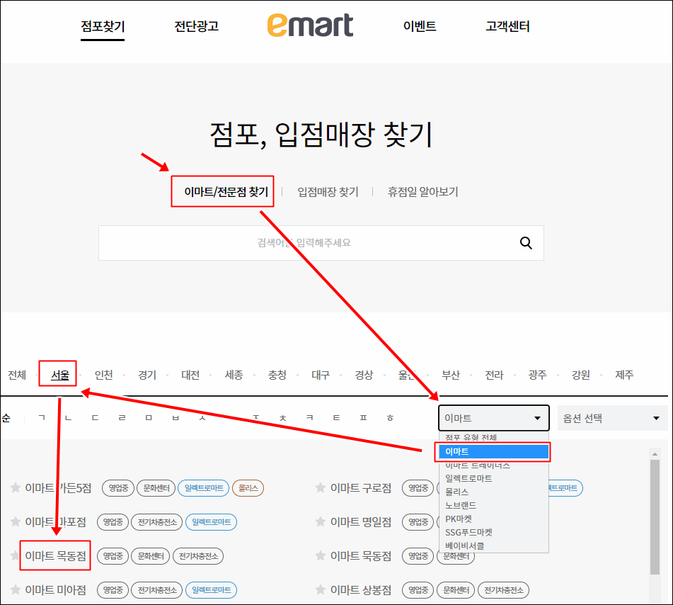 이마트휴일-오늘 쉬는날 전국 emart 지점 휴무일 한방에 확인