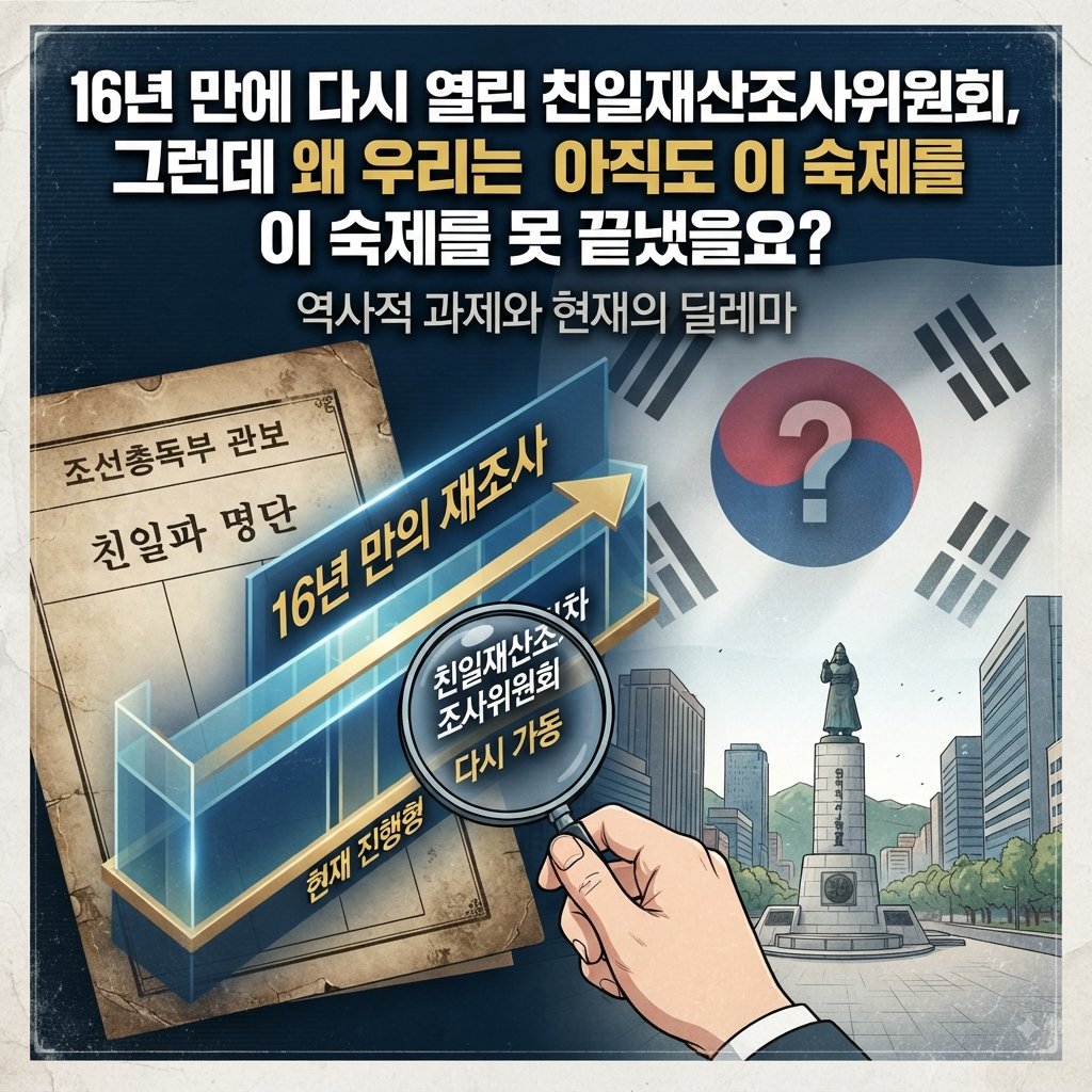 16년 만에 다시 열린 친일재산조사위원회, 아직도 끝나지 않은 숙제와 우리의 과제