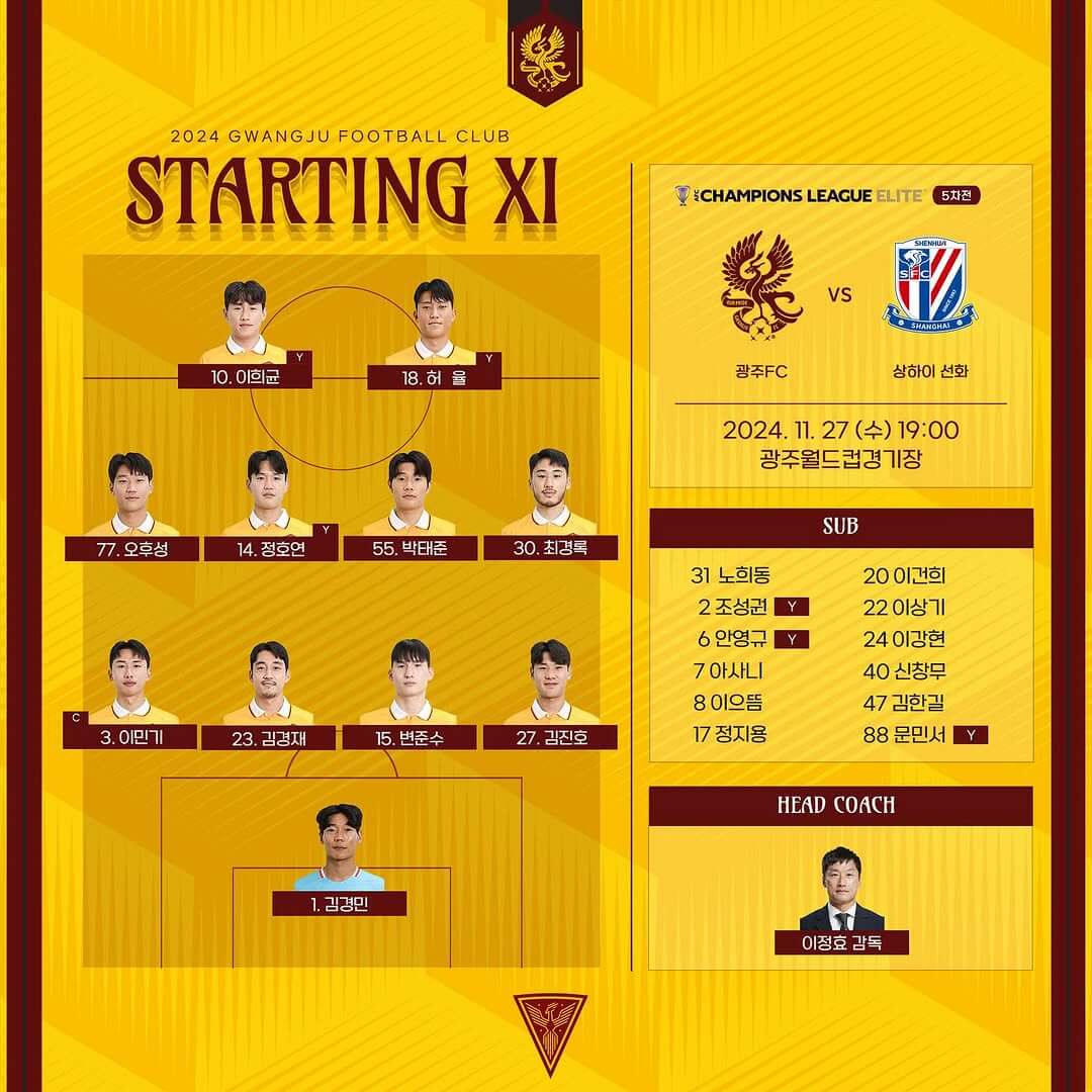 광주 vs 상하이 선화