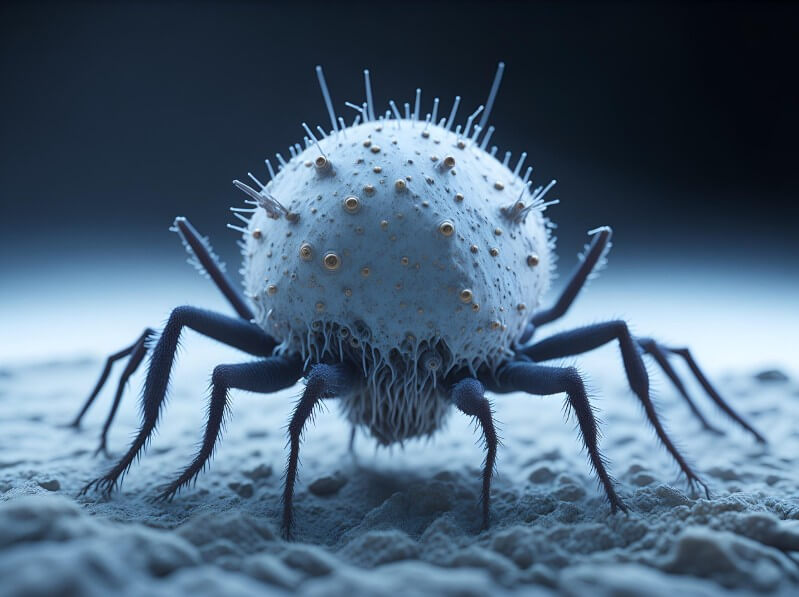 거미처럼 생긴 세균