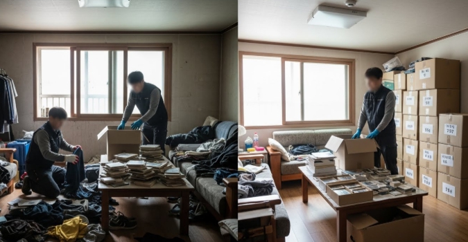 보은 고독사청소중