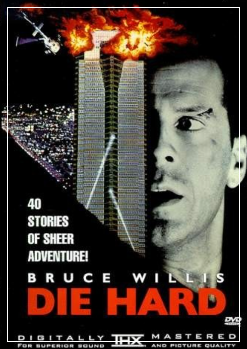 브루스 윌리스 주연의 다이하드 영화 포스터