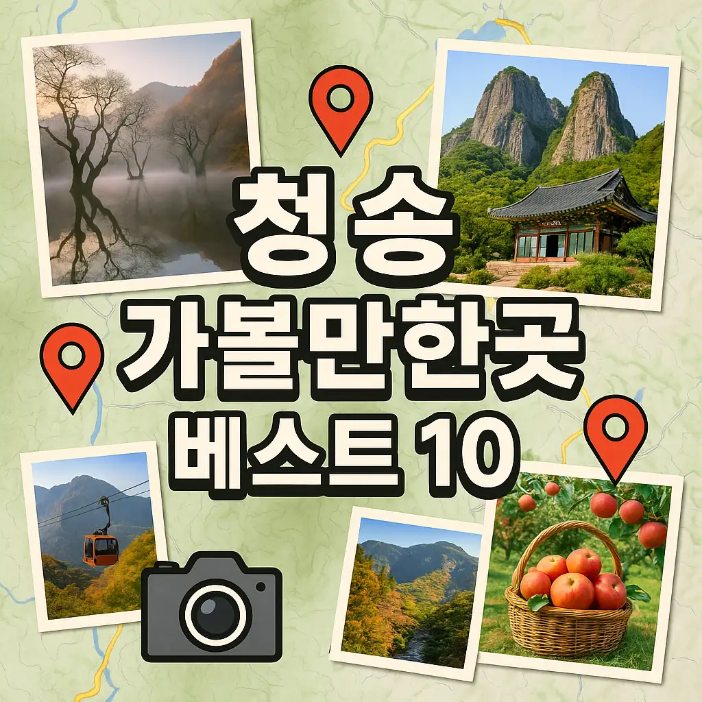 청송 가볼만한곳 베스트10 완벽정리! 숨은 명소까지
