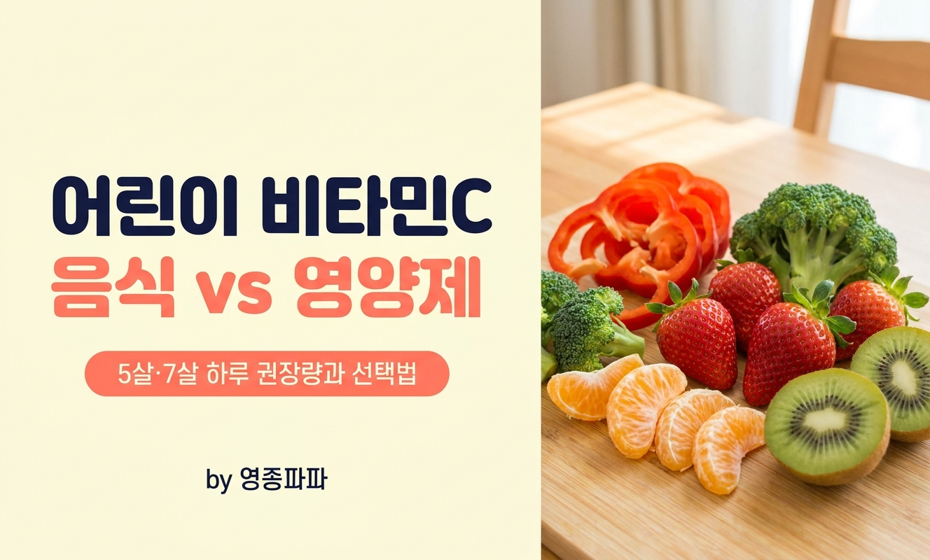 비타민C 풍부한 식재료 한상