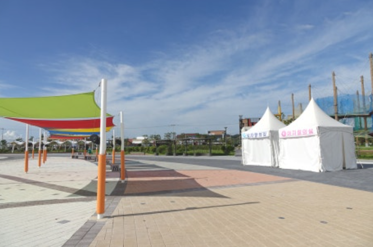 남당항 해양분수공원