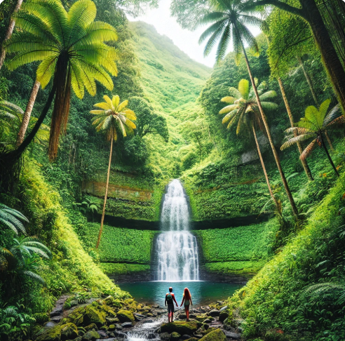 타히티 커플 여행 사진