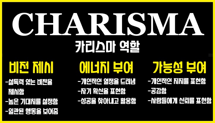 카리스마 역할