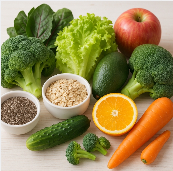 식이섬유 풍부한 과일 야채들