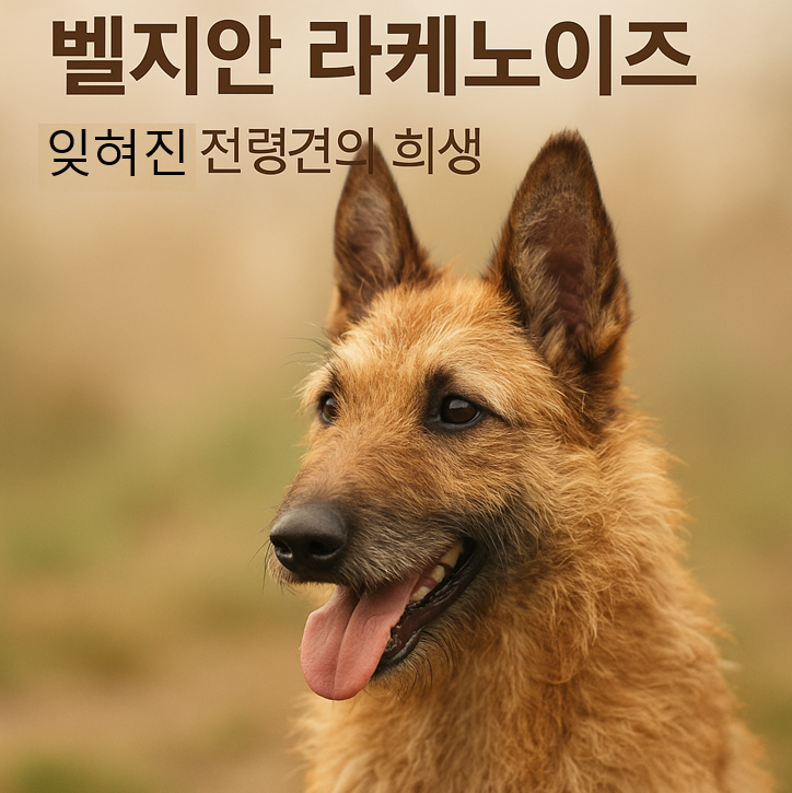 벨지안 라케노이즈 이미지 &ndash; 잊혀진 전령견의 희생