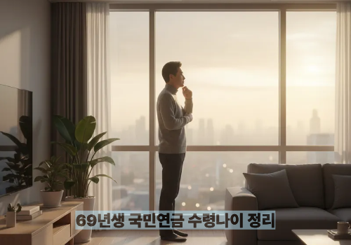 69년생 국민연금 수령나이 정리