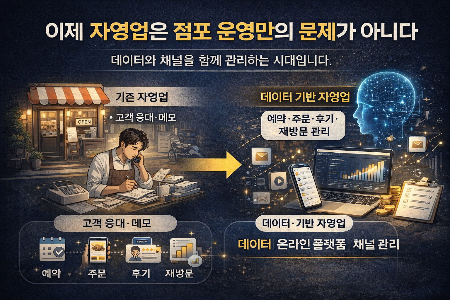자영업자 점포관리 핵심 점검기준 변화트랜드 인포그래픽