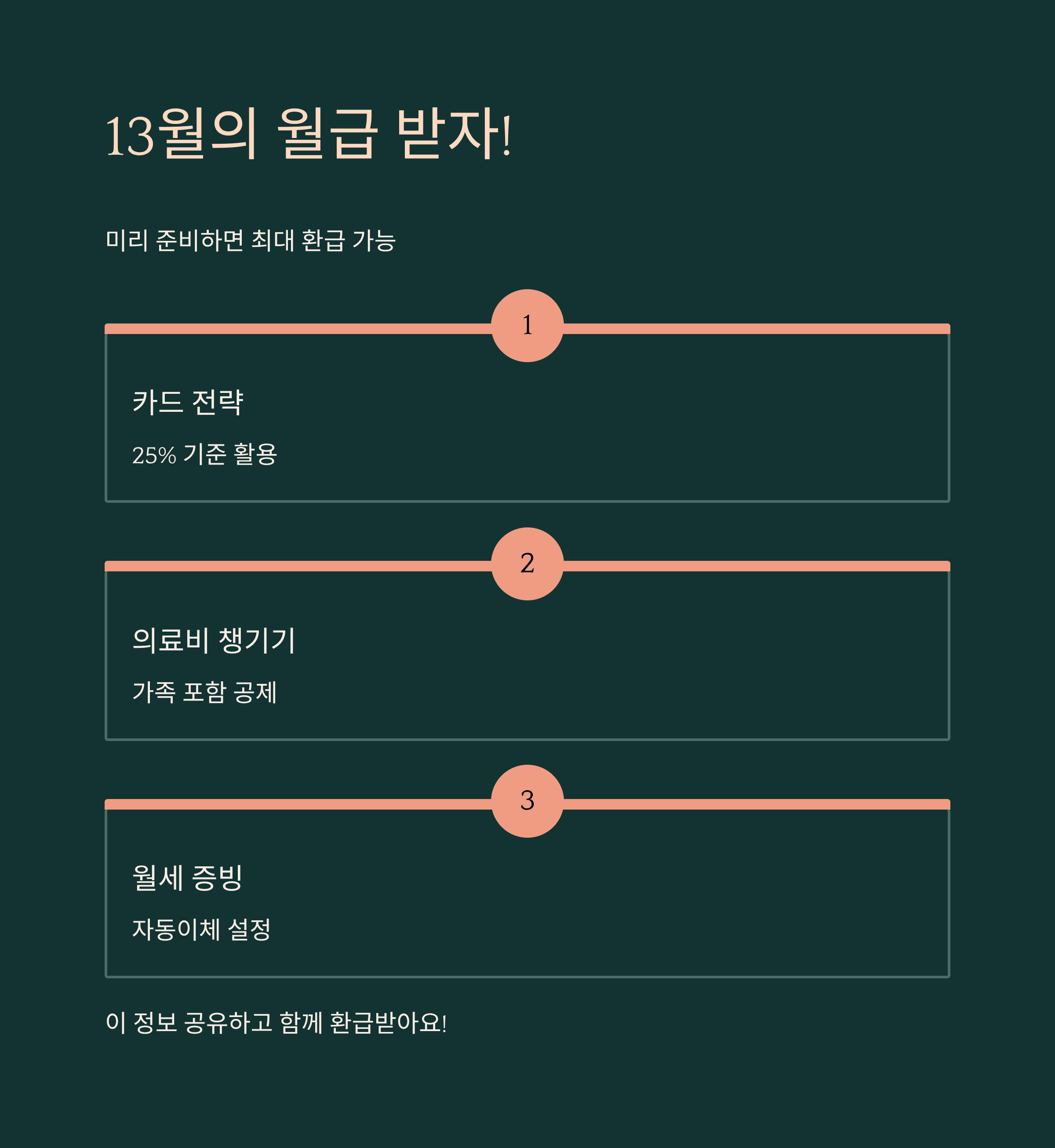 13월의 월급 받기