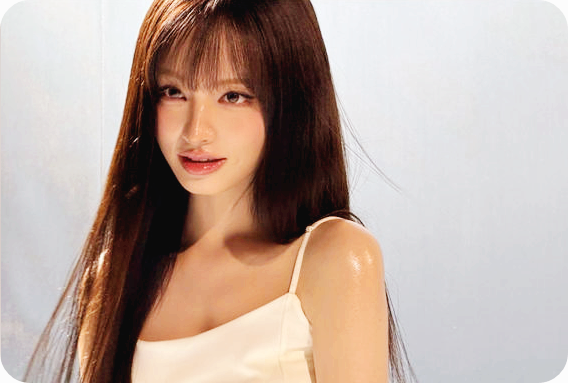 아이브 리즈의 화이트 드레스룩 [사진=리즈 인스타그램]