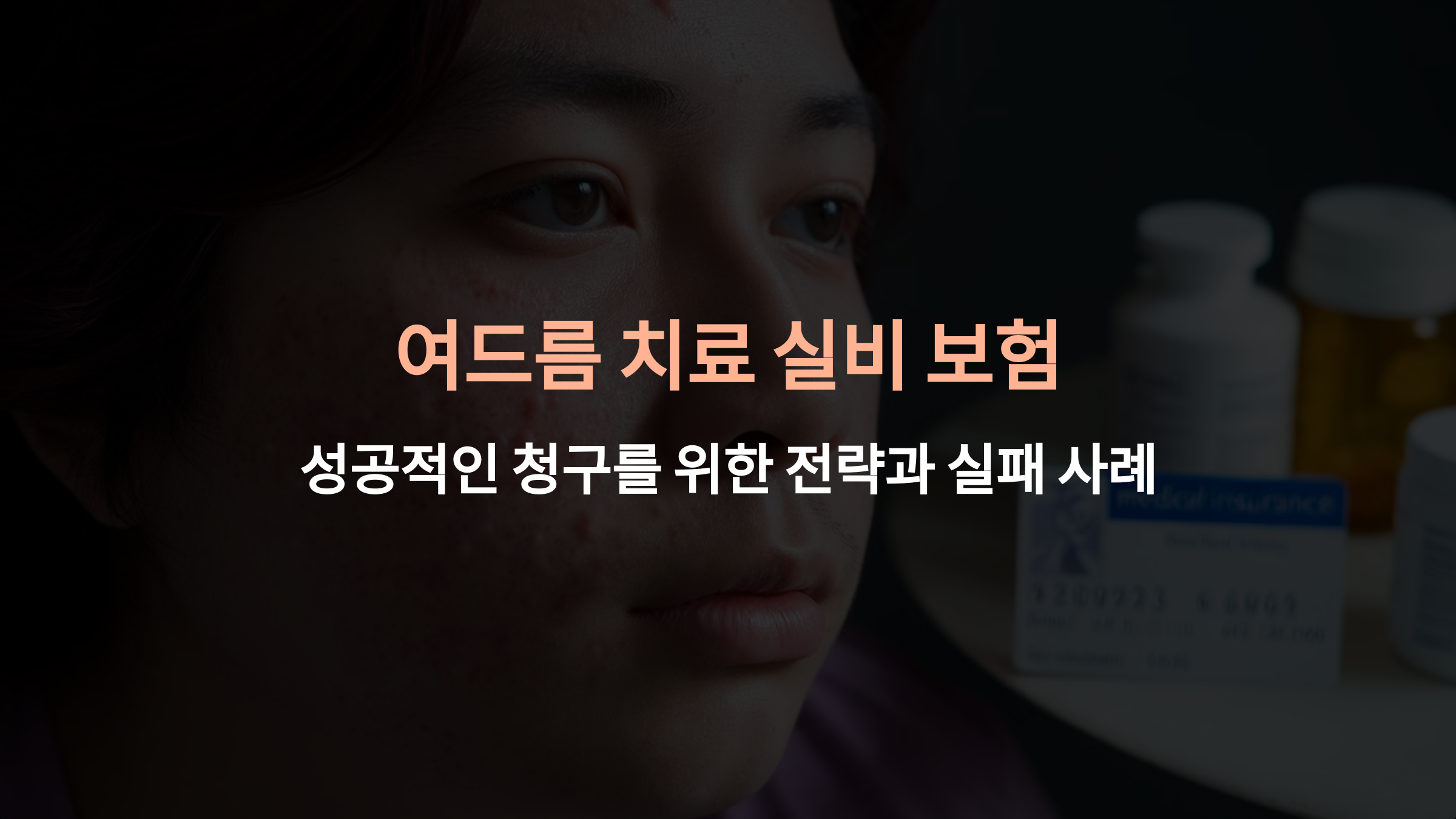 여드름 치료 실비 보험: 성공적인 청구를 위한 전략과 실패 사례